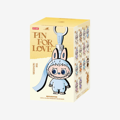 THE MONSTERS Love Series – (A–M, Single Box) Labubu Vinyl Plush Pendant Blind Box