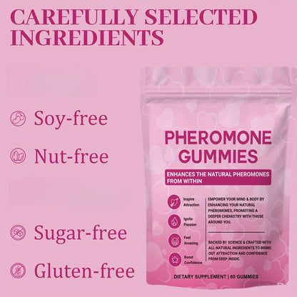 Women's Pheromone Gummies - Attraction & Confidence Booster
