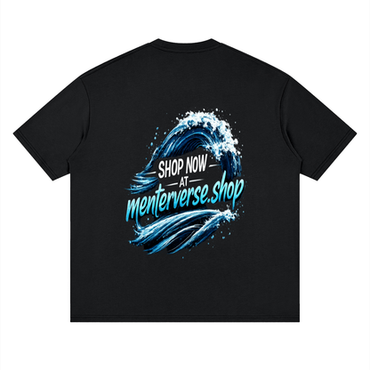 Wave Dancer Streetwear Loose Drop Shoulder T-Shirt