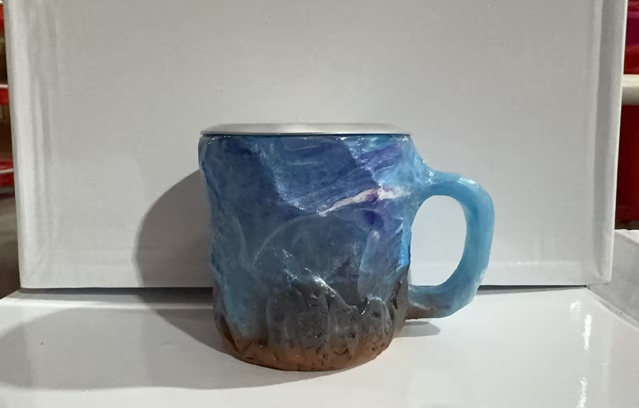 400ml Resin Mineral Crystal Coffee Mugs