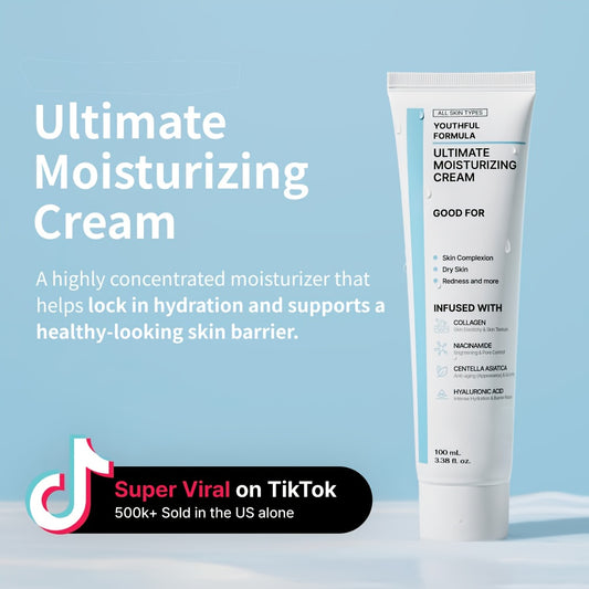 1 Tube Youthful Moisturizer Cream with Centella Asiatica