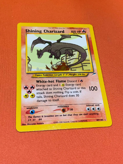 1999 Shining Charizard - Neo Destiny (N4) Neo Destiny-Lightly Played 1ère édition Holofoil