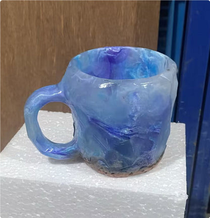 400ml Resin Mineral Crystal Coffee Mugs