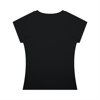 Ladies, Always Have Your Debit Card T-Shirt — Funny Feminine Financial Quote Slim Raglan T-Shirt