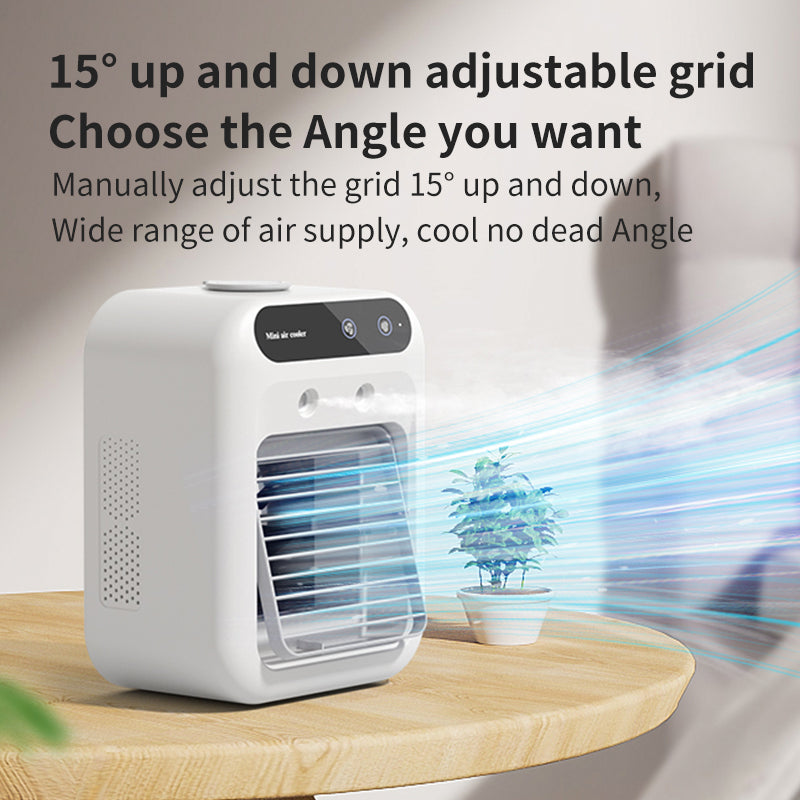 3 In 1 Portable Air Cooling Fan with Humidifying Mist