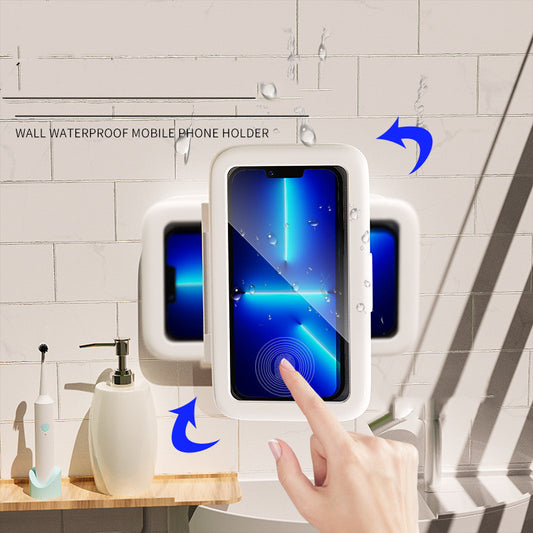 Support de téléphone portable étanche pour la cuisine et la salle de bain