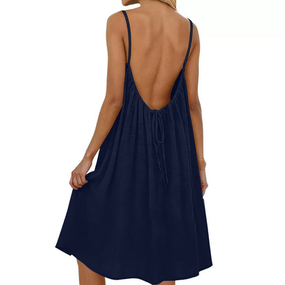 Women's Backless Cami Dress