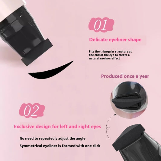Stylo Eyeliner Tampon Rotatif Double Tête