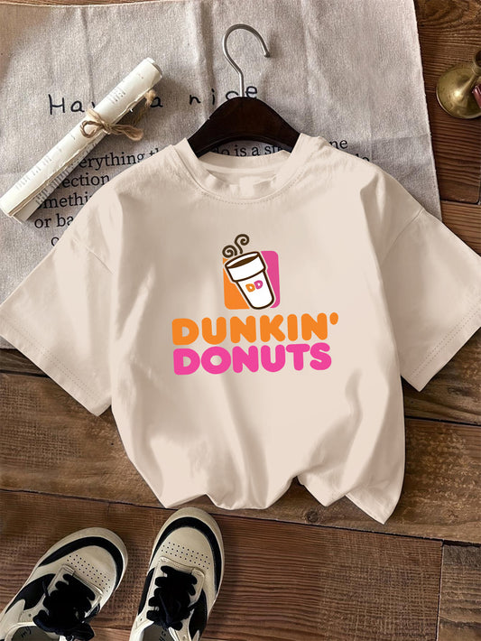 T-shirt décontracté Dunkin' Donuts pour femme