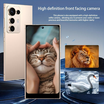S25 Ultra 2025 Android 14 smartphone with Smart Unlocking w/protective case