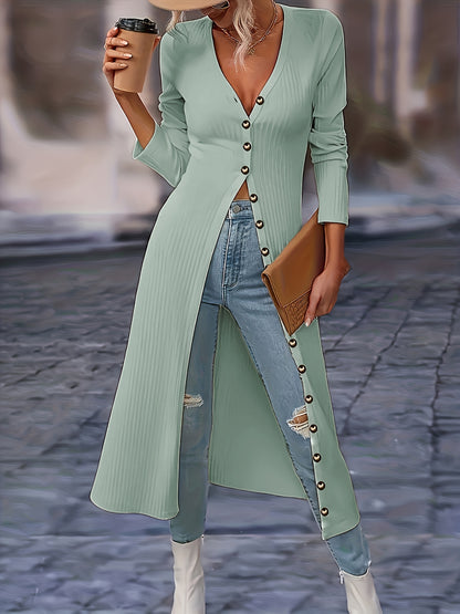 Minimalist Elegant Long Cardigan