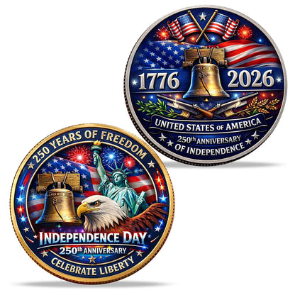250th Anniversary 3D Embossed Commemorative Coin