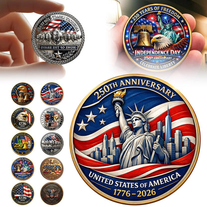 250th Anniversary 3D Embossed Commemorative Coin
