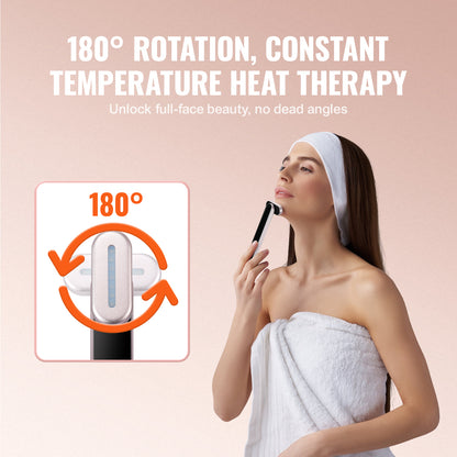 Baguette de beauté LED portable 3 en 1 pour le visage et le cou