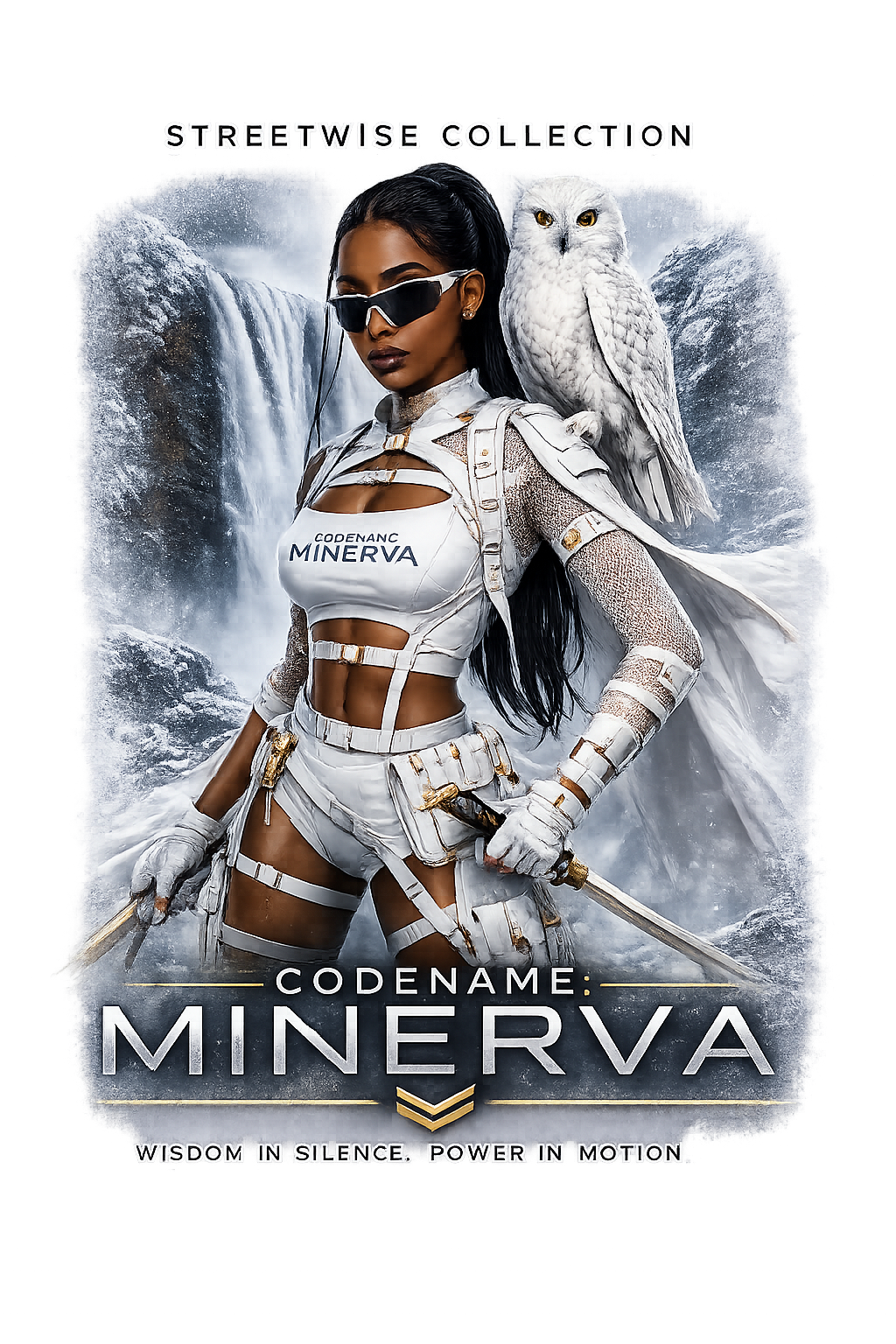 Code name Mynerva Mynx Wisdom in Silence, Power in Motion T-Shirt
