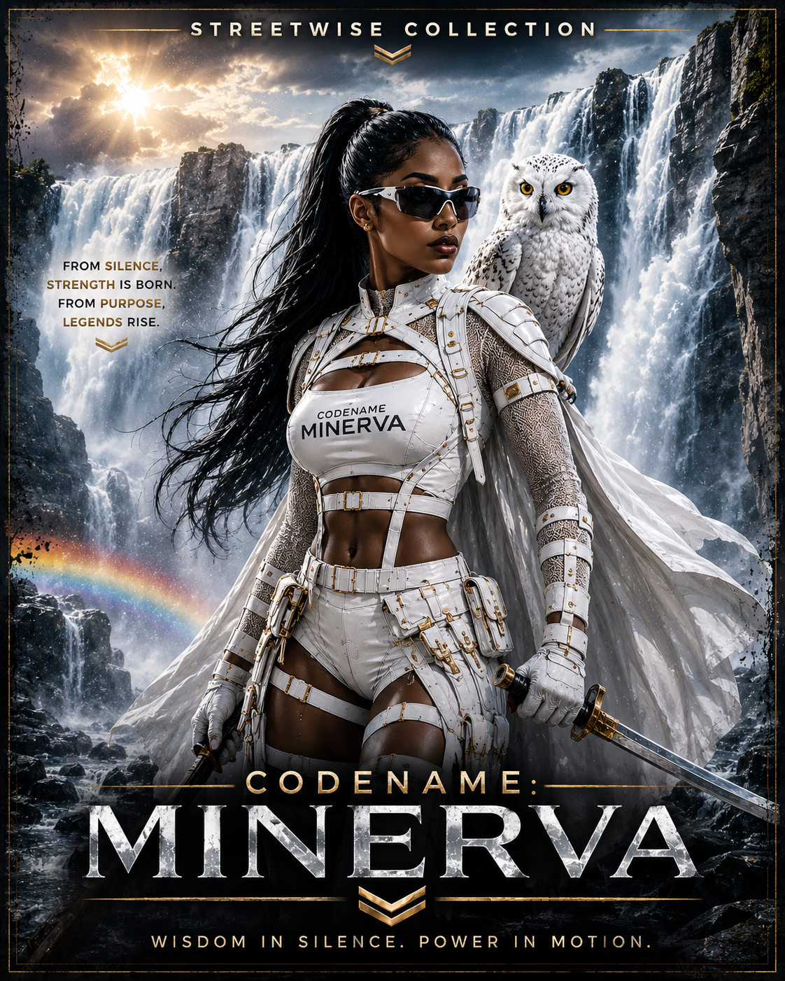 Code name Mynerva Mynx Wisdom in Silence, Power in Motion T-Shirt