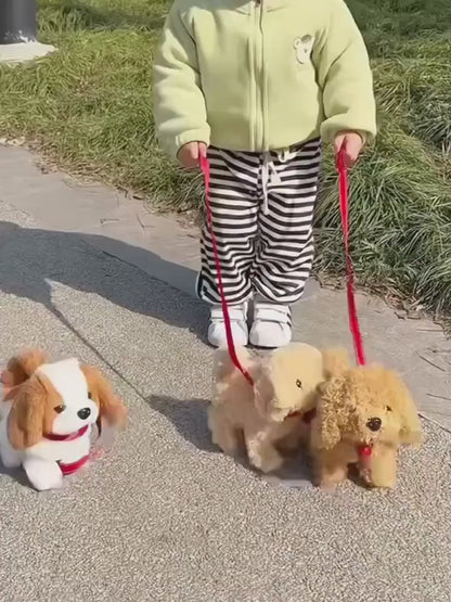 Mon chiot robot réaliste pour enfants. Il marche, aboie, remue la queue,
