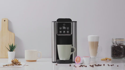 Cafetière à café chaud et glacé pour dosettes K-Cup et café moulu