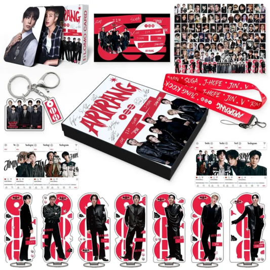 KIT ARIRANG BTS AVEC 175 PIÈCES (BOÎTE CADEAU AVEC/ DIVERS ARTICLES !✨)