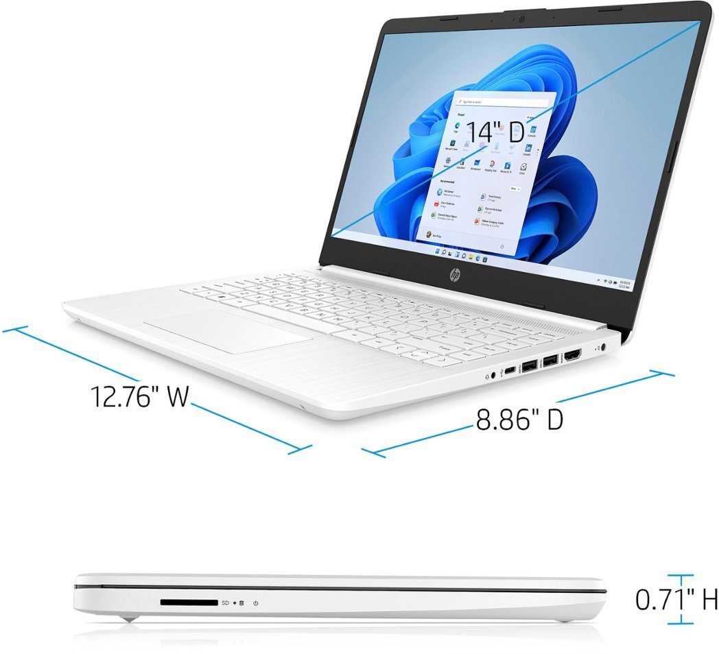 Nouvel ordinateur portable HP 14" HD