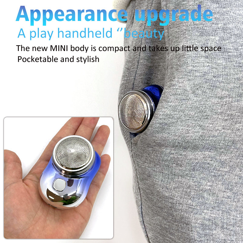 Mini rasoir électrique portable sans fil pour hommes et femmes