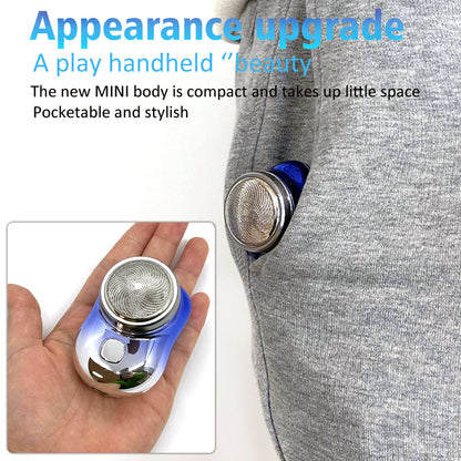 Mini rasoir électrique portable sans fil pour hommes et femmes