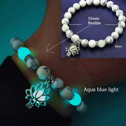 Glowing Lotus Healing Bracelet